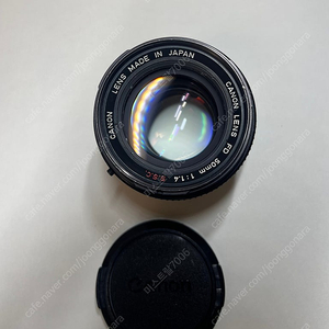 필름카메라 캐논 수동 FD 50mm 1.4 S.S.C 렌즈