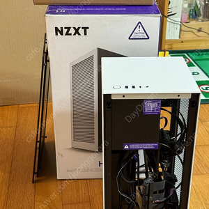 NZXT H1 v2 화이트 pc 케이스