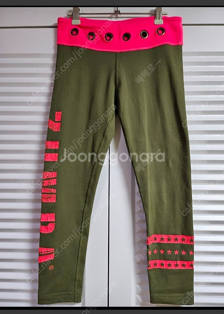 줌바웨어 레깅스.브라XS--0