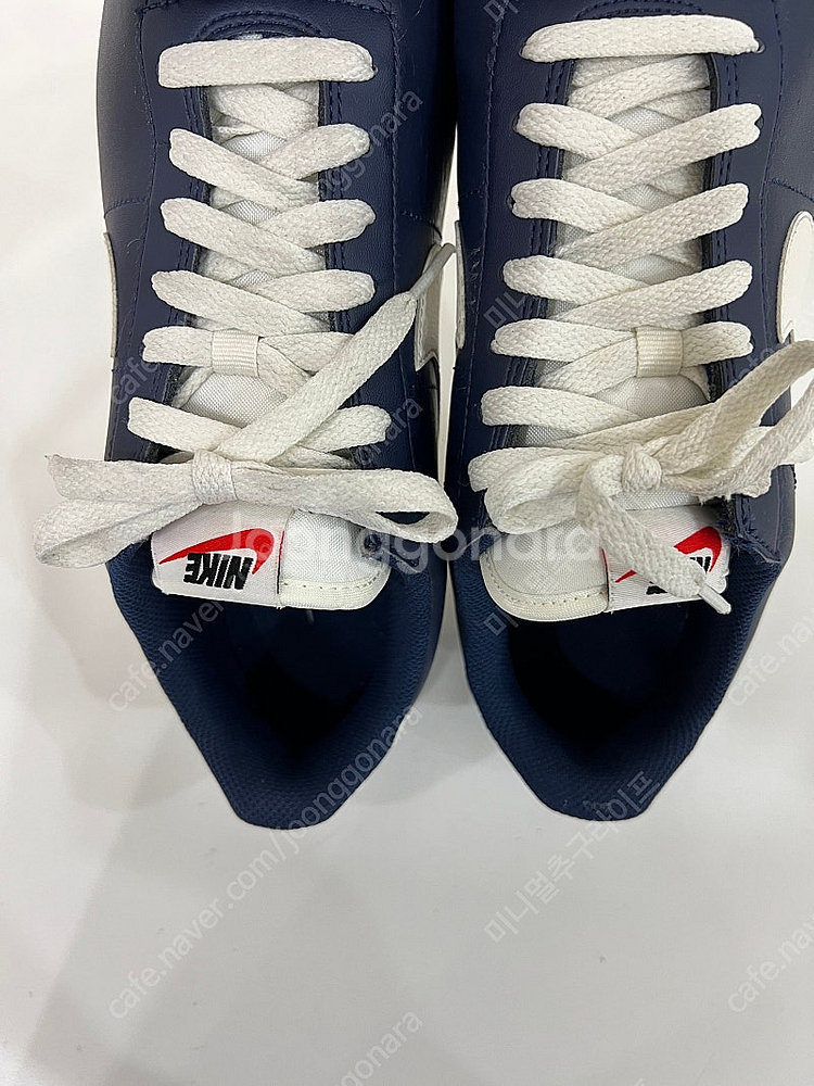 나이키 nike 코르테즈 레더 네이비 260--9