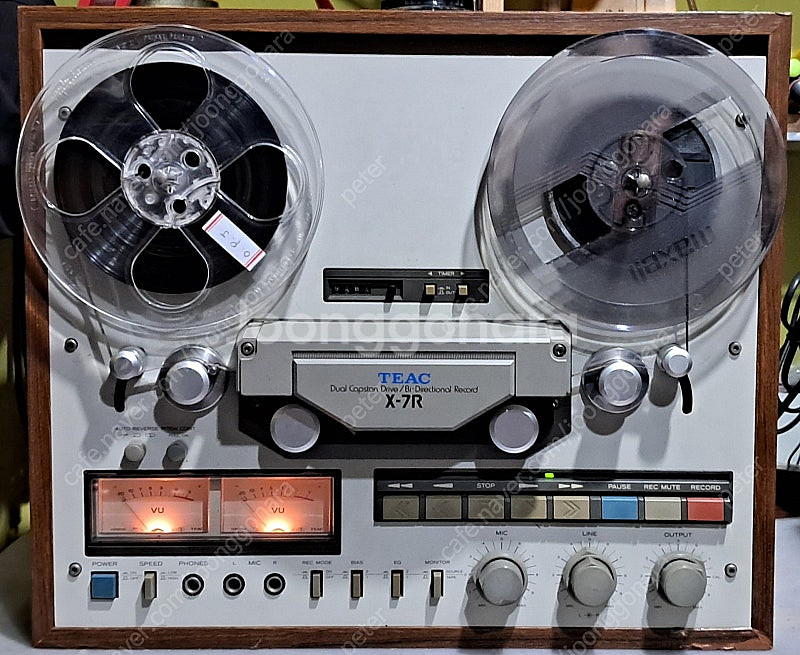 티악 X-7R 릴데크 양방향 녹음재생 (목재 케이스 제...--1