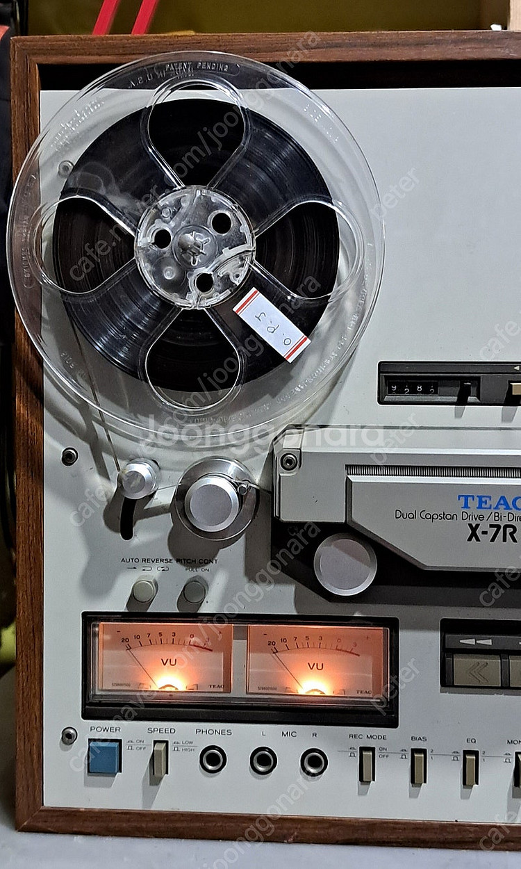 티악 X-7R 릴데크 양방향 녹음재생 (목재 케이스 제...--3