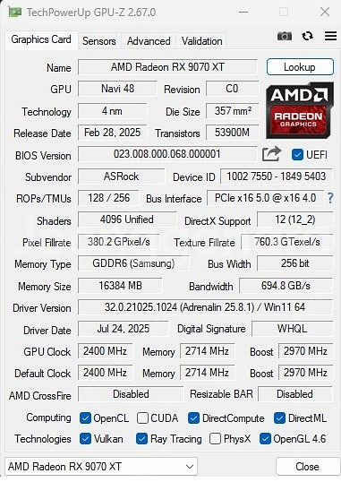 ASRock RX 9070 XT 스틸레전드 화이트--4