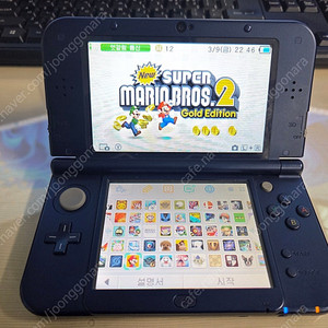 닌텐도 new 3ds xl, 상단ips, 삼성sd128g 팝니다