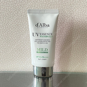 달바 선크림 워터풀 마일드 초록 그린 50ml 새상품