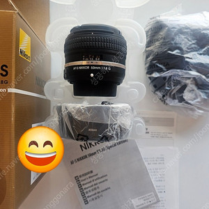 [초극미]니콘 정품 AF-S 50mm F1.8G SE 렌즈 (50.8g se)
