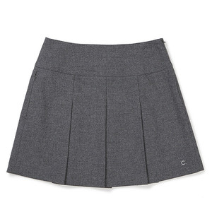 클로브 fw 플리츠 스커트M clove