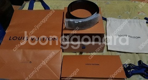 정품 LOUIS VUITTON 루이비통 벨트 M9346--6