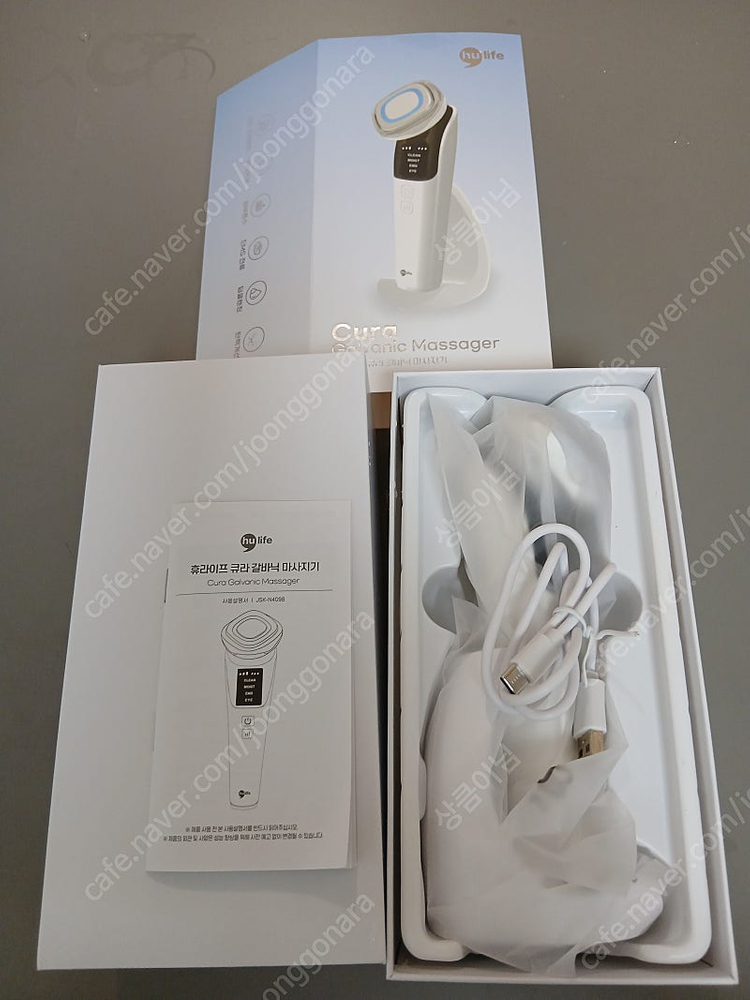 휴라이프 큐라 고급 갈바닉 마사지기 JSK-N4098 (거의새제품) 이미지