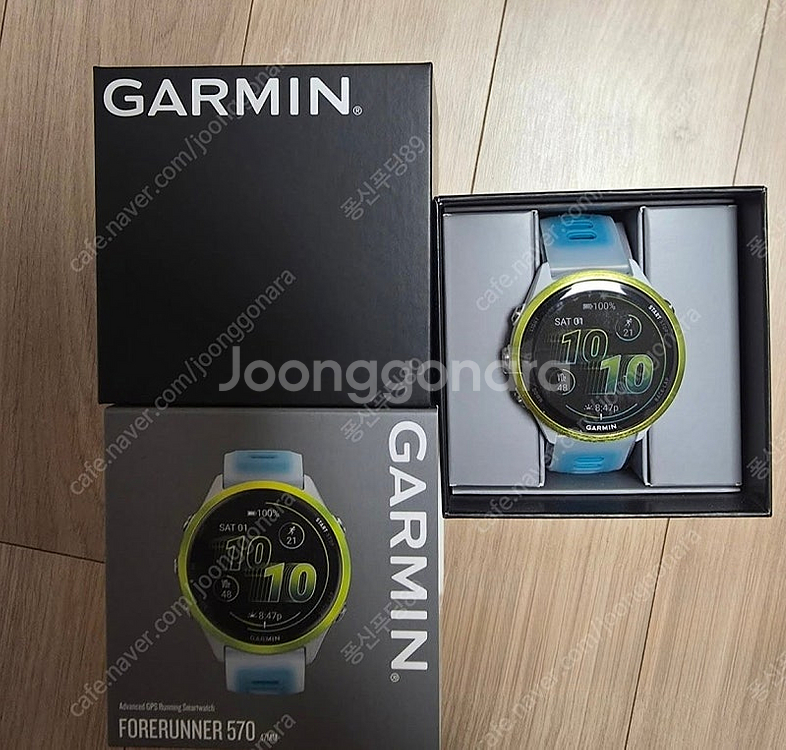 가민 포러너570 47mm 앰프 옐로우 색상 판매합니다...--1