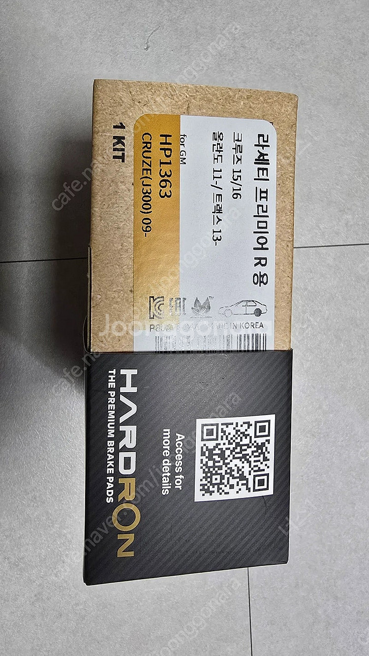 HARDON 크루즈/라세티 프리미어 리어 브레이크 패드--0