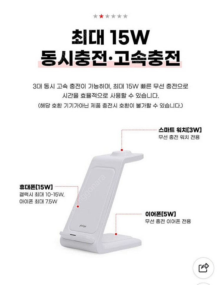 애플용 고속충전기 [새상품]--2