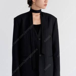 Ore 오어 미니멀 스카프 자켓 minimal scarf jk