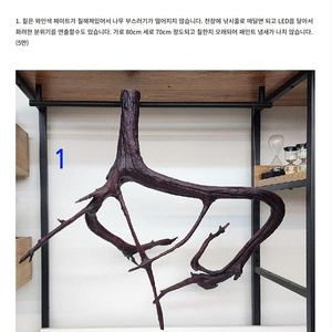 조각처럼 멋진 인테리어 용 아카시아 나무 (유목)