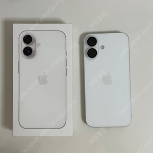 특S급) 아이폰 16 화이트 256GB 배터리 100