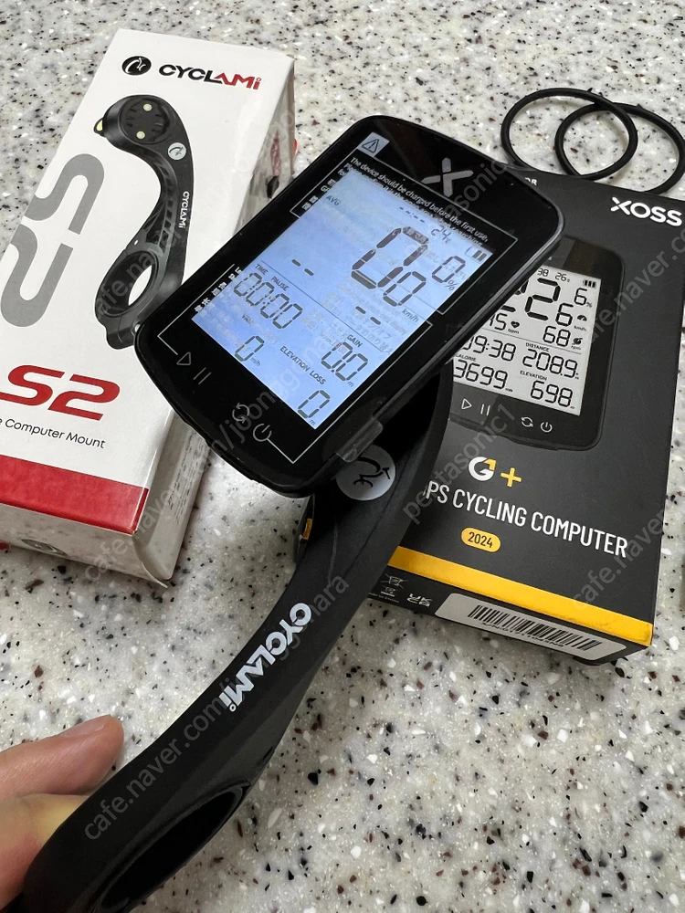 XOSS 2세대 G플러스 GPS 자전거속도계 C타입 충전식 거치대 서비스 이미지