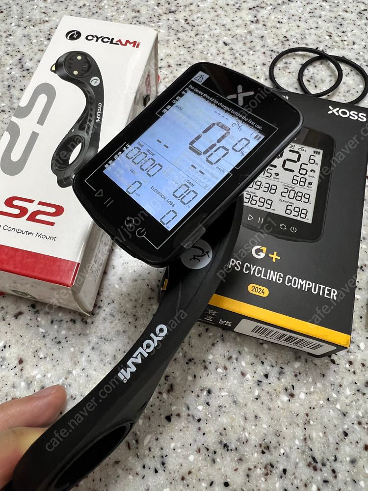 XOSS 2세대 G플러스 GPS 자전거속도계 C타입 충전식 거치대 서비스--2