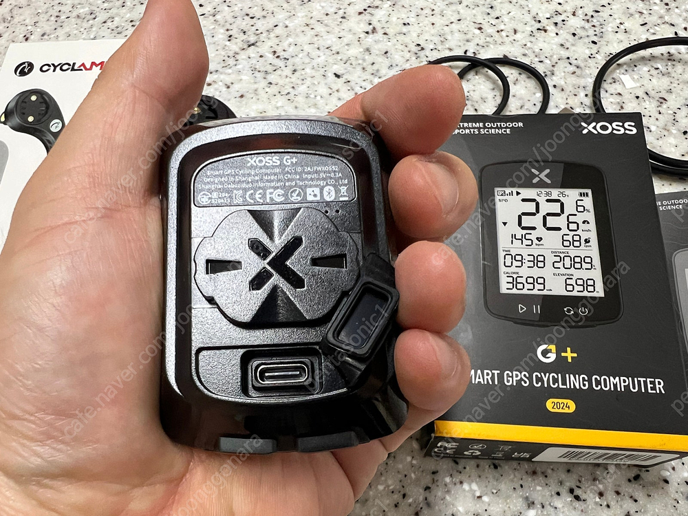 XOSS 2세대 G플러스 GPS 자전거속도계 C타입 충전식 거치대 서비스--5