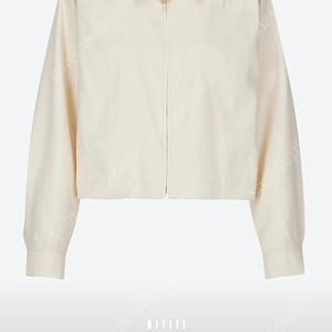 the CASHMERE 더캐시미어 린넨 블렌드 칼라 집업 자켓