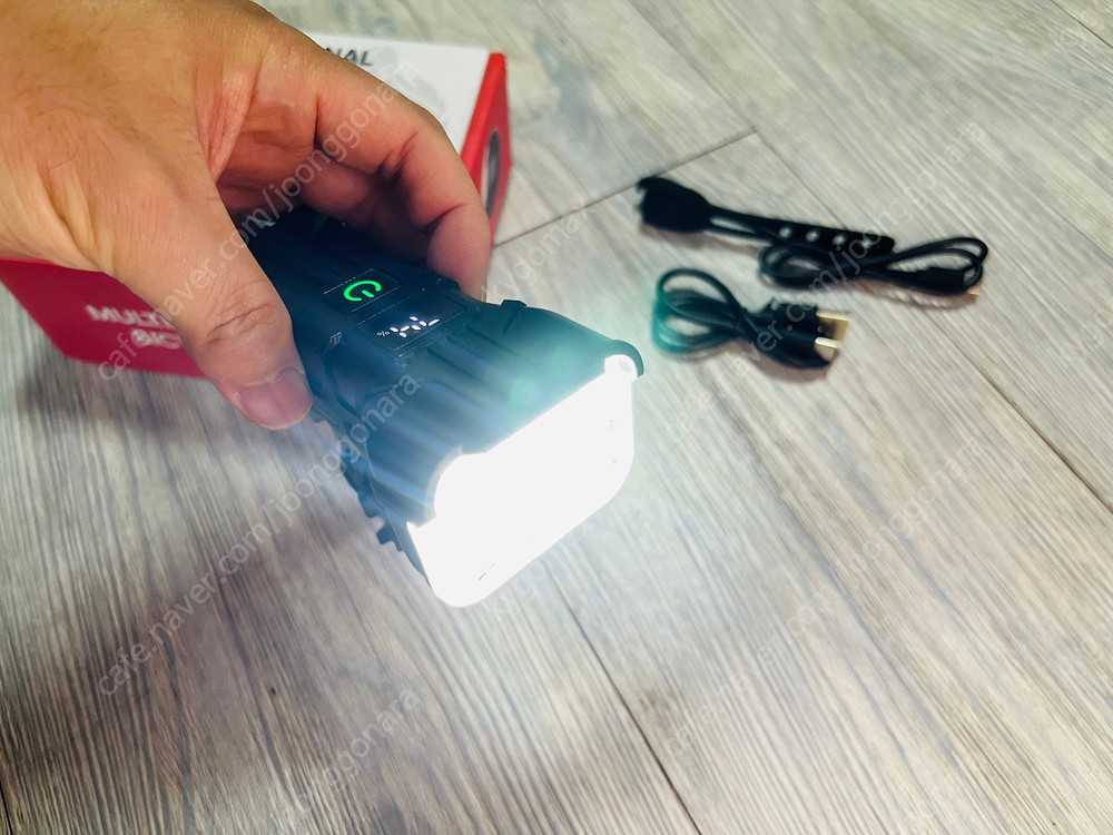 C타입 12구 자전거라이트(잔량확인가능)--7