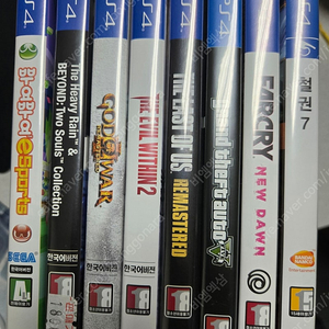 ps4 타이틀(철권7외)