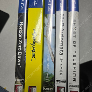 ps4 중고 타이틀(고스트오브쓰시마 외)