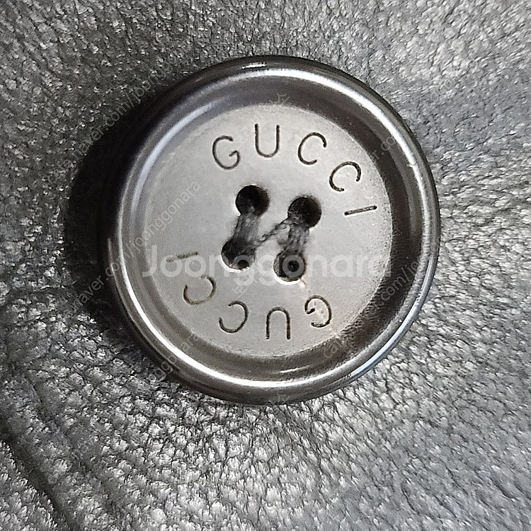 구찌 오버핏 시어링 무스탕 코트--2