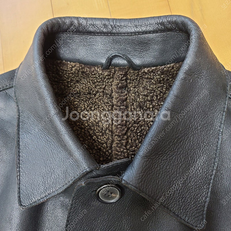 구찌 오버핏 시어링 무스탕 코트--3