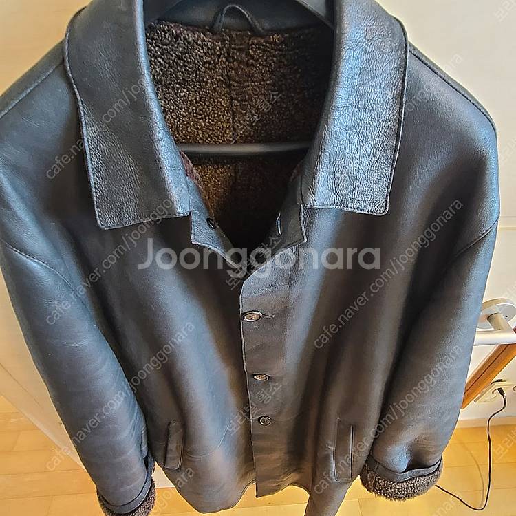 구찌 오버핏 시어링 무스탕 코트--7