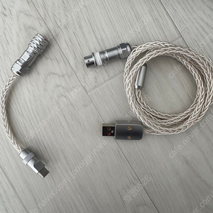 언노운 프리미엄 키보드 항공 케이블