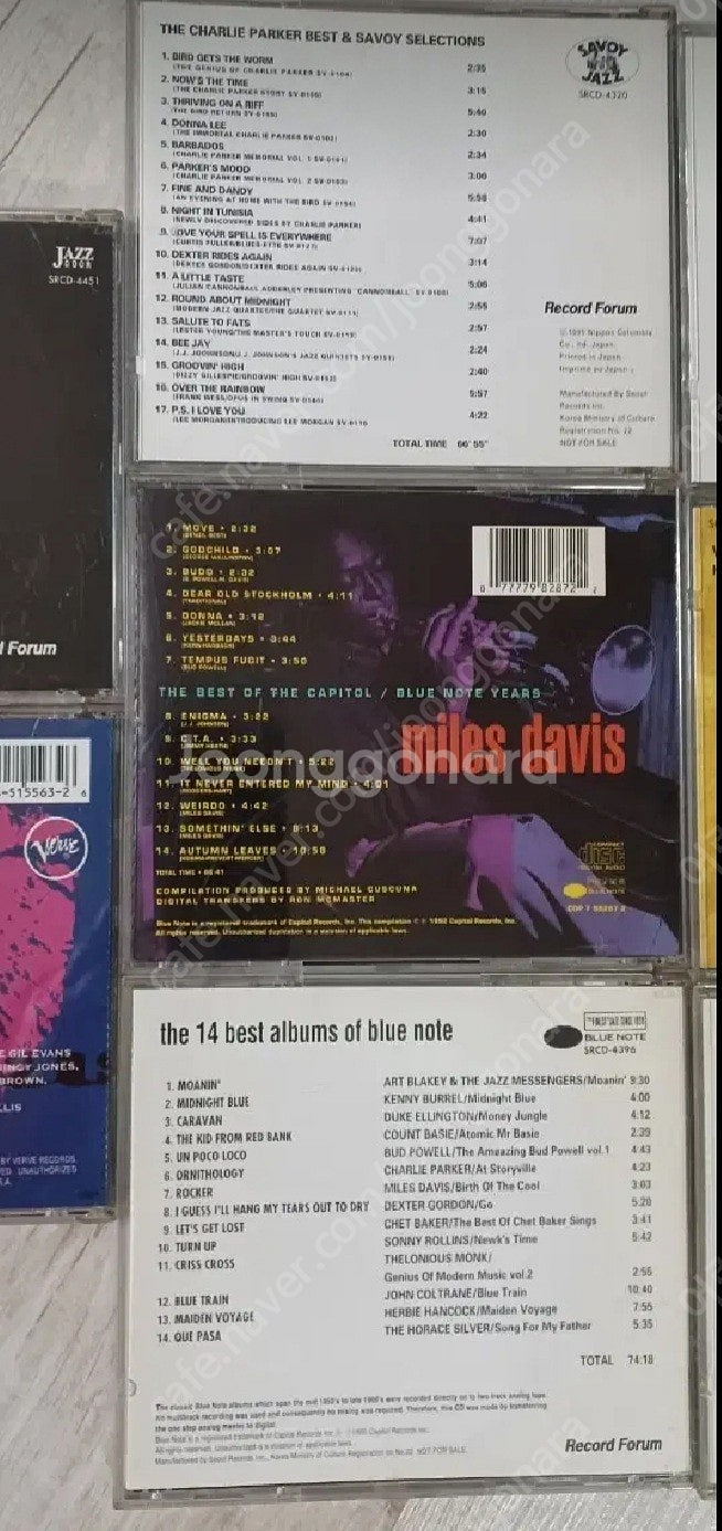 째즈외 CD 8장--2