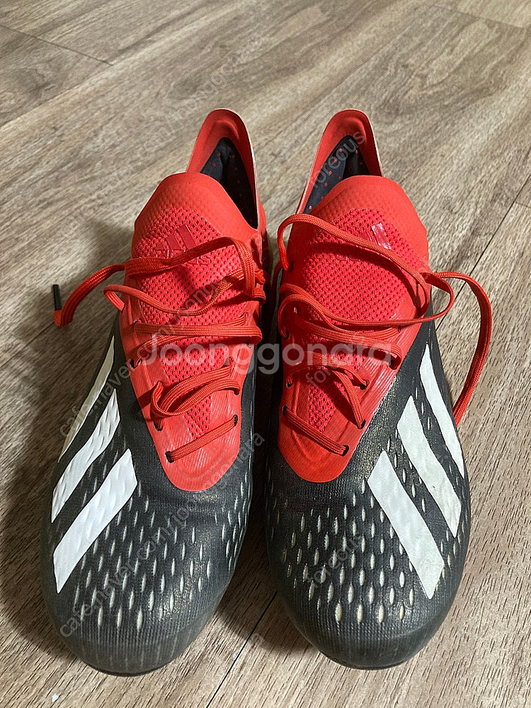 아디다스 엑스18.1 fg 245mm 검빨--0