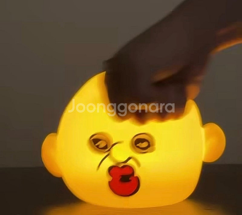 빵빵이 맞는 무드등--0
