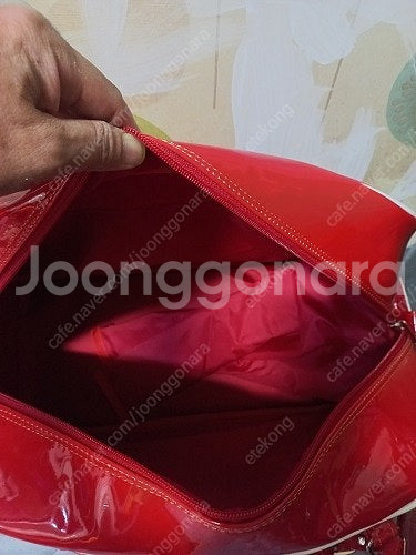 AXA 골프 여성 에나멜 보스턴가방--6