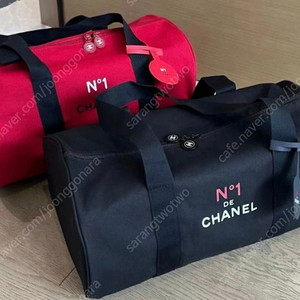 (새제품)샤넬 레드 보스톤 백