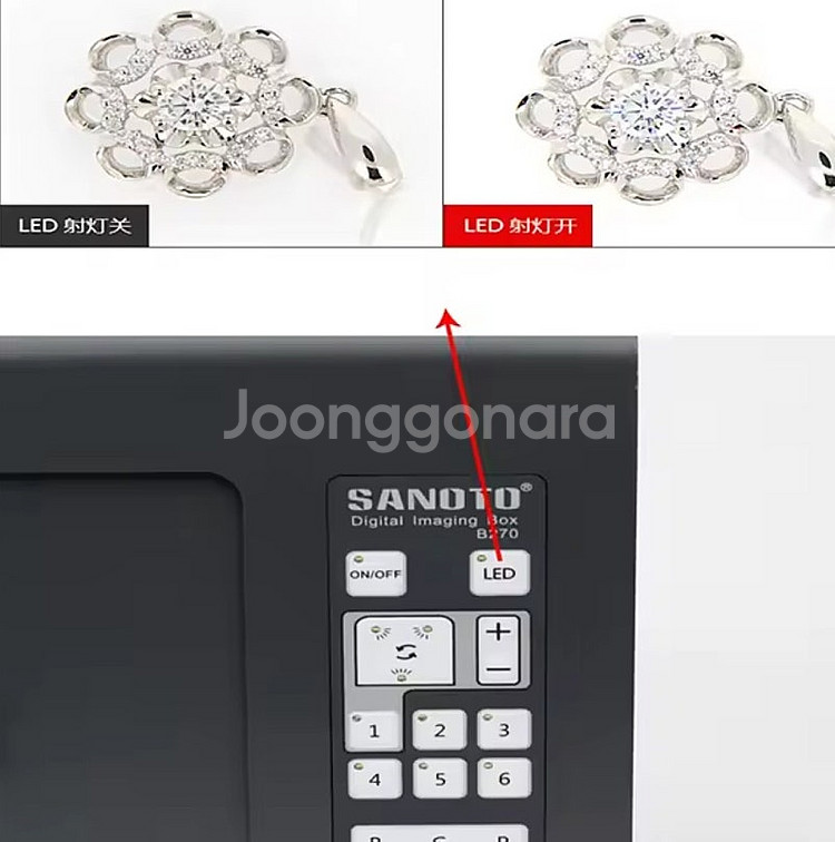 쥬얼리 촬영 미니스튜디오 포토박스 sanoto B270--6