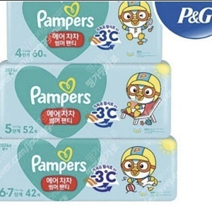 팸퍼스 에어차차 6단계 2박스