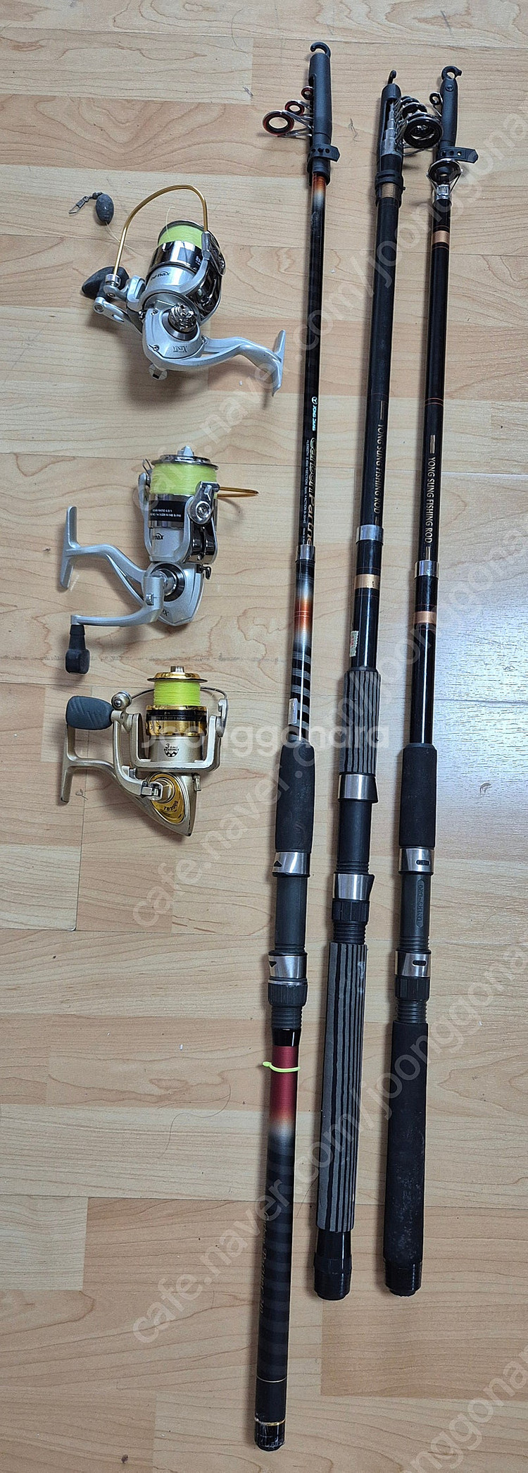 민물 릴, 릴대 세트(3세트)(바낙스, 용성)--0