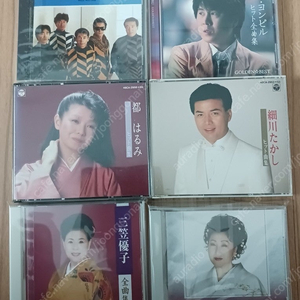엔카 cd 6종8매 – 조용필, 닉뉴샤, 미야코, 호소카와, 미카사, 미후네