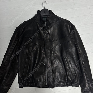느와르 라르메스 하이넥 가죽 자켓 50사이즈