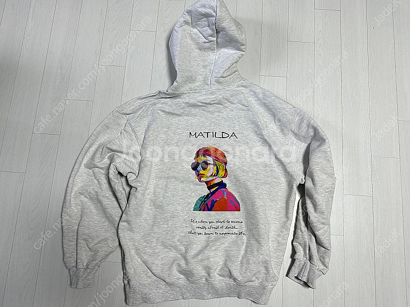 OHP 이노센트걸 후드티 화이트멜란지 XL--1