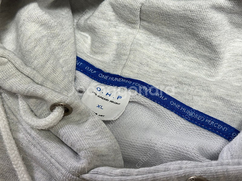 OHP 이노센트걸 후드티 화이트멜란지 XL--3