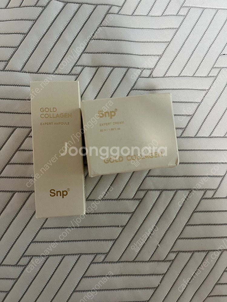 SNP 골드콜라겐 앰플 + 크림--0