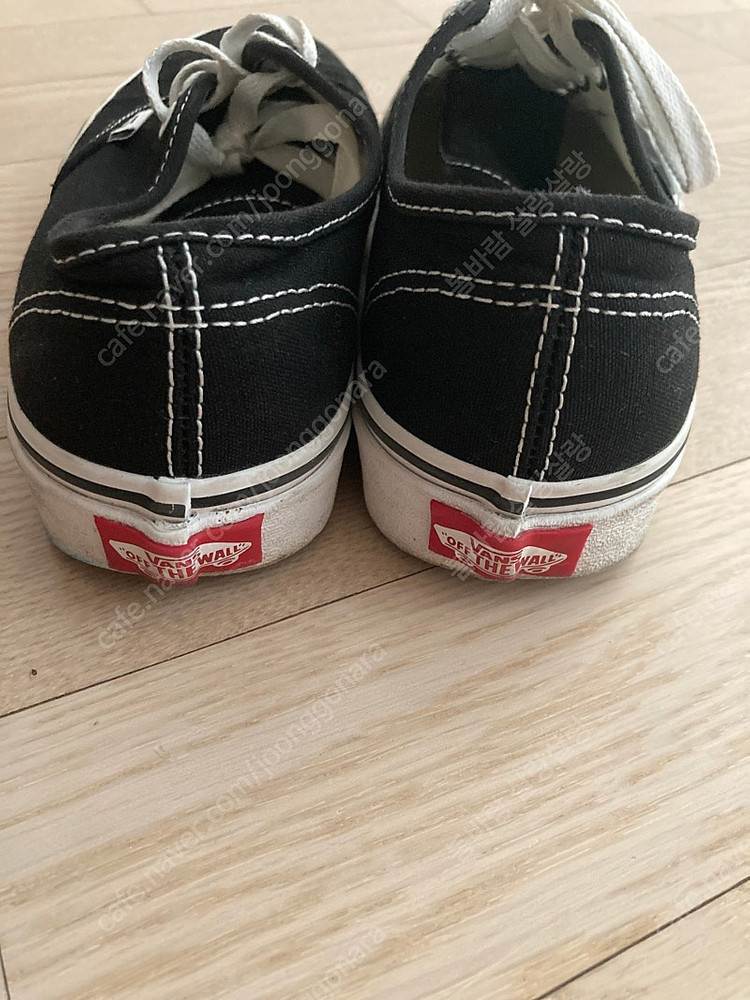 반스 어센틱 블랙 220사이즈 이미지