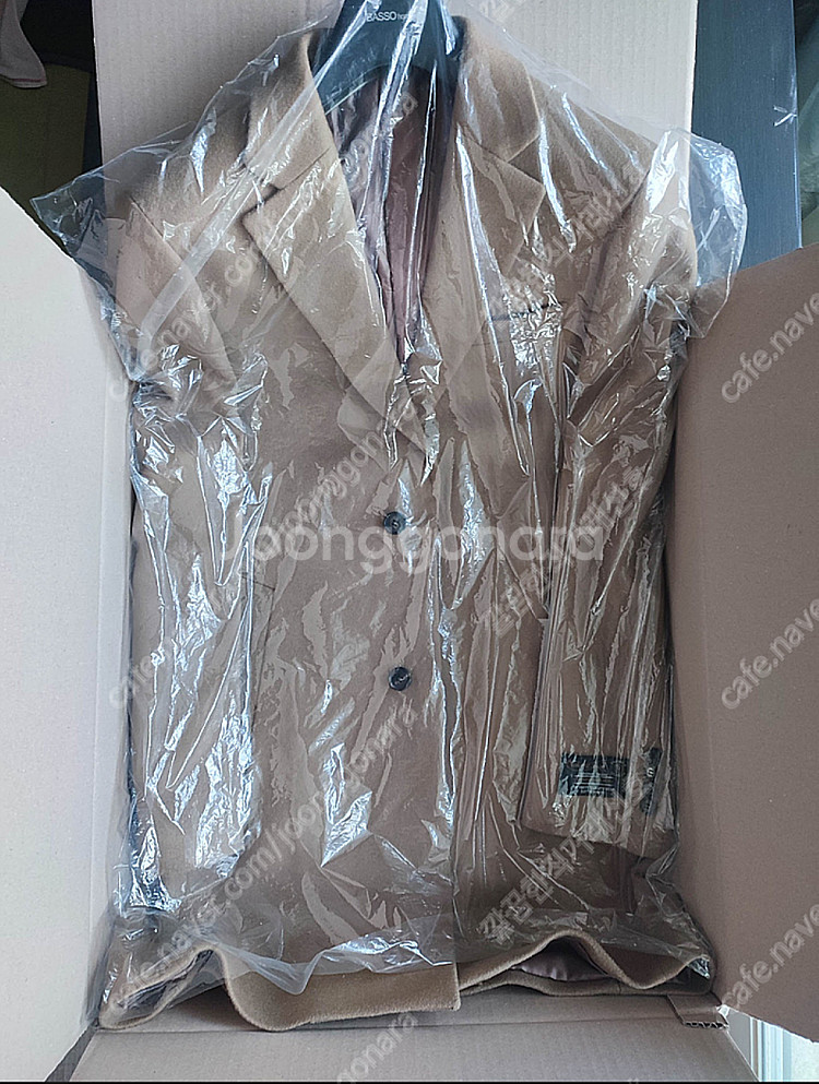 바쏘옴므 싱글 체스터 코트, 폴로 니트, 울캐시미어 케이블 꽈배기 스웨터 새제품, 새상품--0