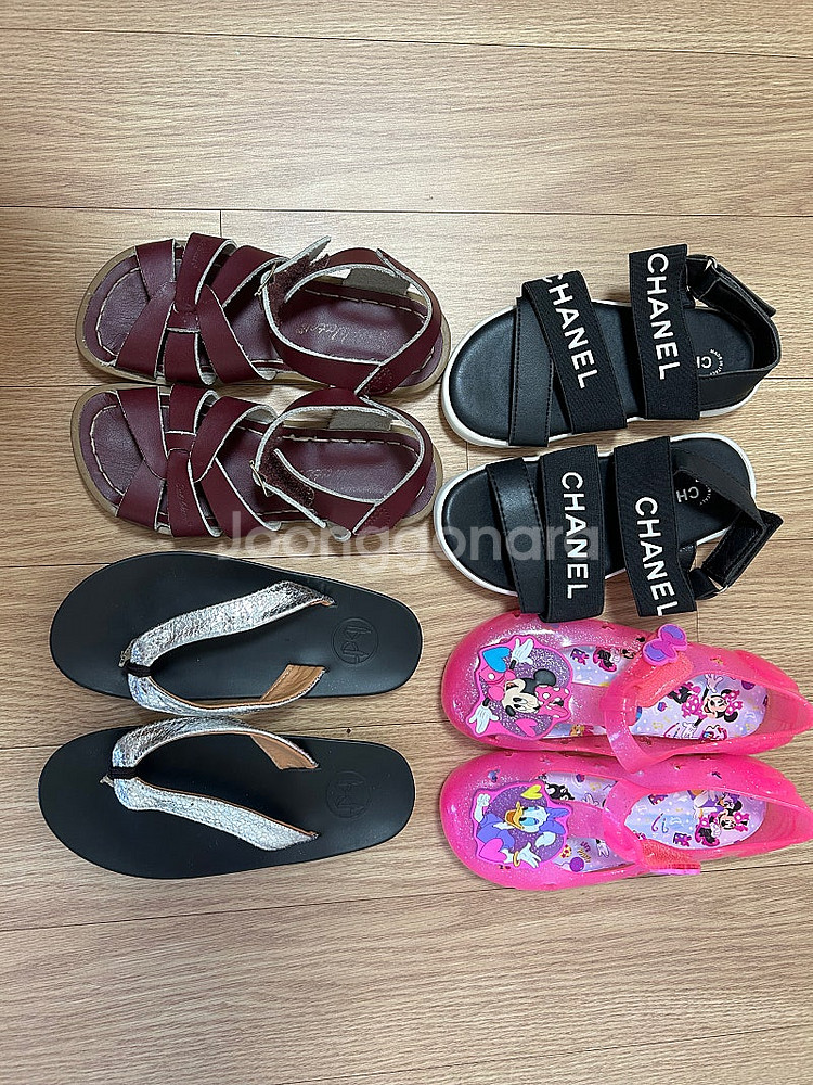 여아 여름신발 180사이즈 일괄(솔트워터 11등)--0