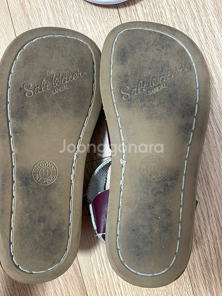 여아 여름신발 180사이즈 일괄(솔트워터 11등)--2