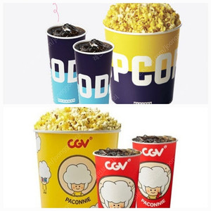 메가박스 더블카라멜 팝콘L/ 메가박스 러브콤보 무료/ cgv팝콘 생일콤보 무료/ cgv콤보 50% 할인쿠폰 [즉시전송]