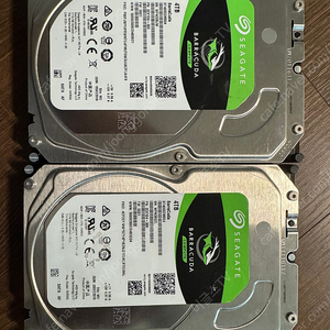 씨게이트 바라쿠다 4TB 2개