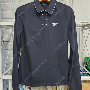 PXG 여성 카라 골프긴팔티 XS 반집업 롱슬리브 WL52